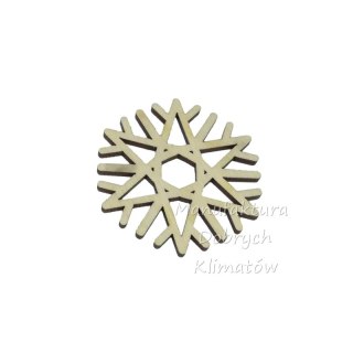 MDK0662 Śnieżynka sklejkowa wz.3 - śr. 50mm