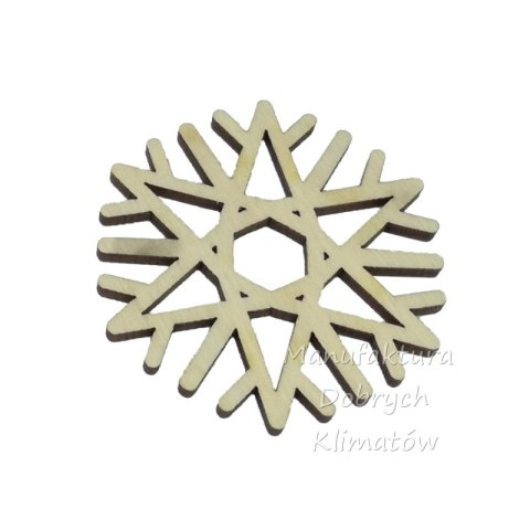 MDK0664 Śnieżynka sklejkowa wz.3 - śr. 100mm