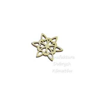 MDK0666 Śnieżynka sklejkowa wz.4 - śr. 35mm