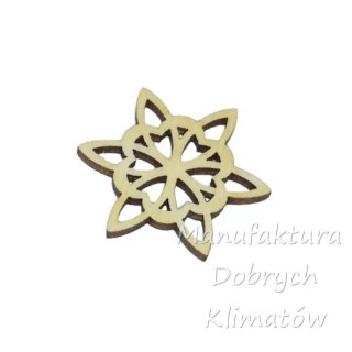 MDK0669 Śnieżynka sklejkowa wz.4 - śr. 100mm