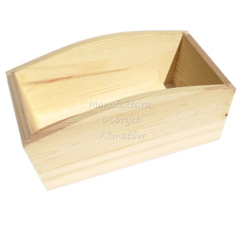 Pojemnik sosnowy duży bez serca 28x16cm (022)