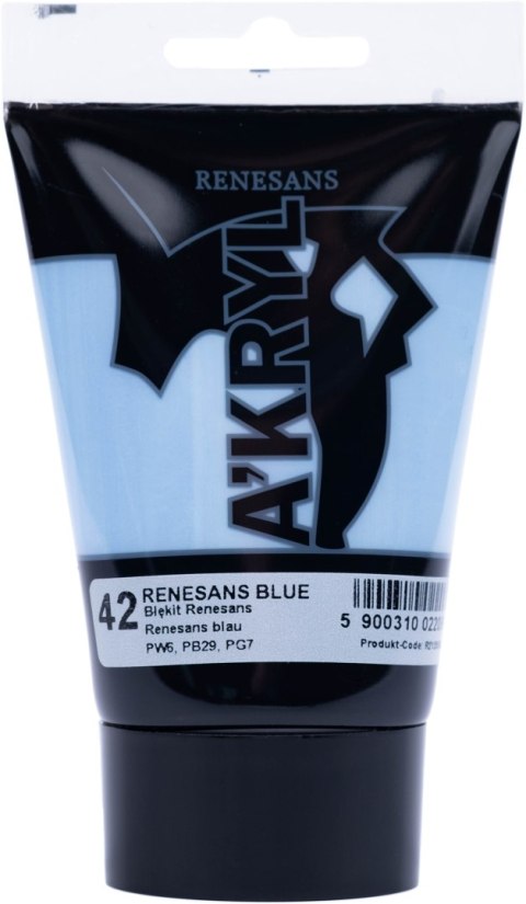 Renesans farba akrylowa Akryl 100ml - Błękit Renesans 42