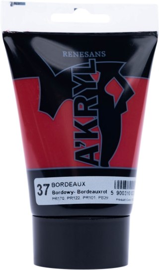 Renesans farba akrylowa Akryl 100ml - Bordowy 37