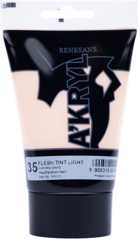 Renesans farba akrylowa Akryl 100ml - Cielisty różowy 35