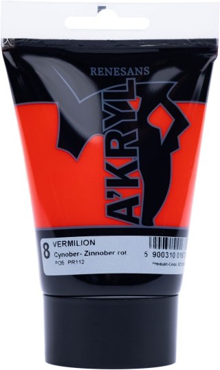 Renesans farba akrylowa Akryl 100ml - Cynober 8