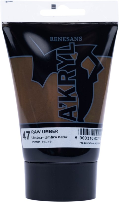 Renesans farba akrylowa Akryl 100ml - Umbra naturalna 47
