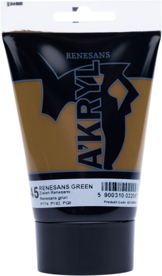 Renesans farba akrylowa Akryl 100ml - Zieleń Renesans 45