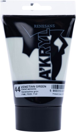 Renesans farba akrylowa Akryl 100ml - Zieleń wenecka 44