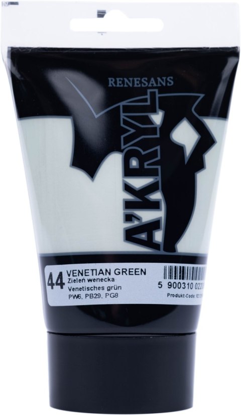 Renesans farba akrylowa Akryl 100ml - Zieleń wenecka 44