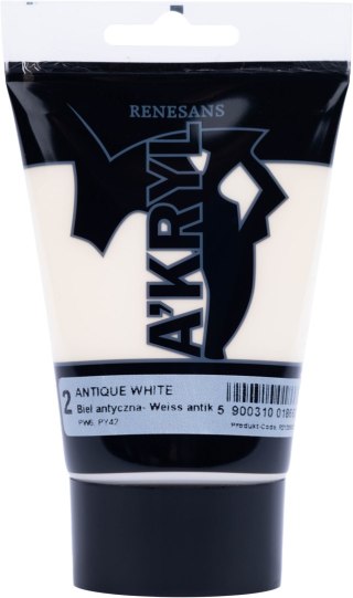 Renesans farba akrylowa Akryl 200ml - Biel antyczna 2