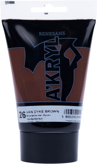 Renesans farba akrylowa Akryl 200ml - Brunat van Dycka 26