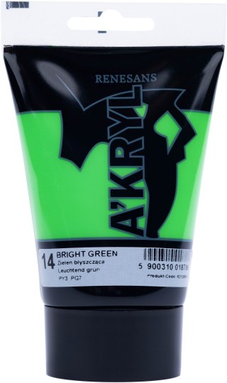 Renesans farba akrylowa Akryl 200ml - Zieleń błyszcząca 14